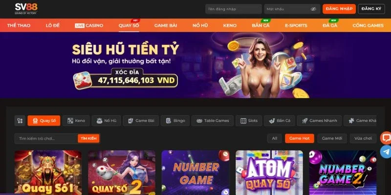 Khám phá tổng quan nền tảng SV88