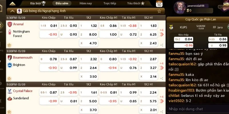 Sảnh thể thao - Trải nghiệm cá cược đỉnh cao 